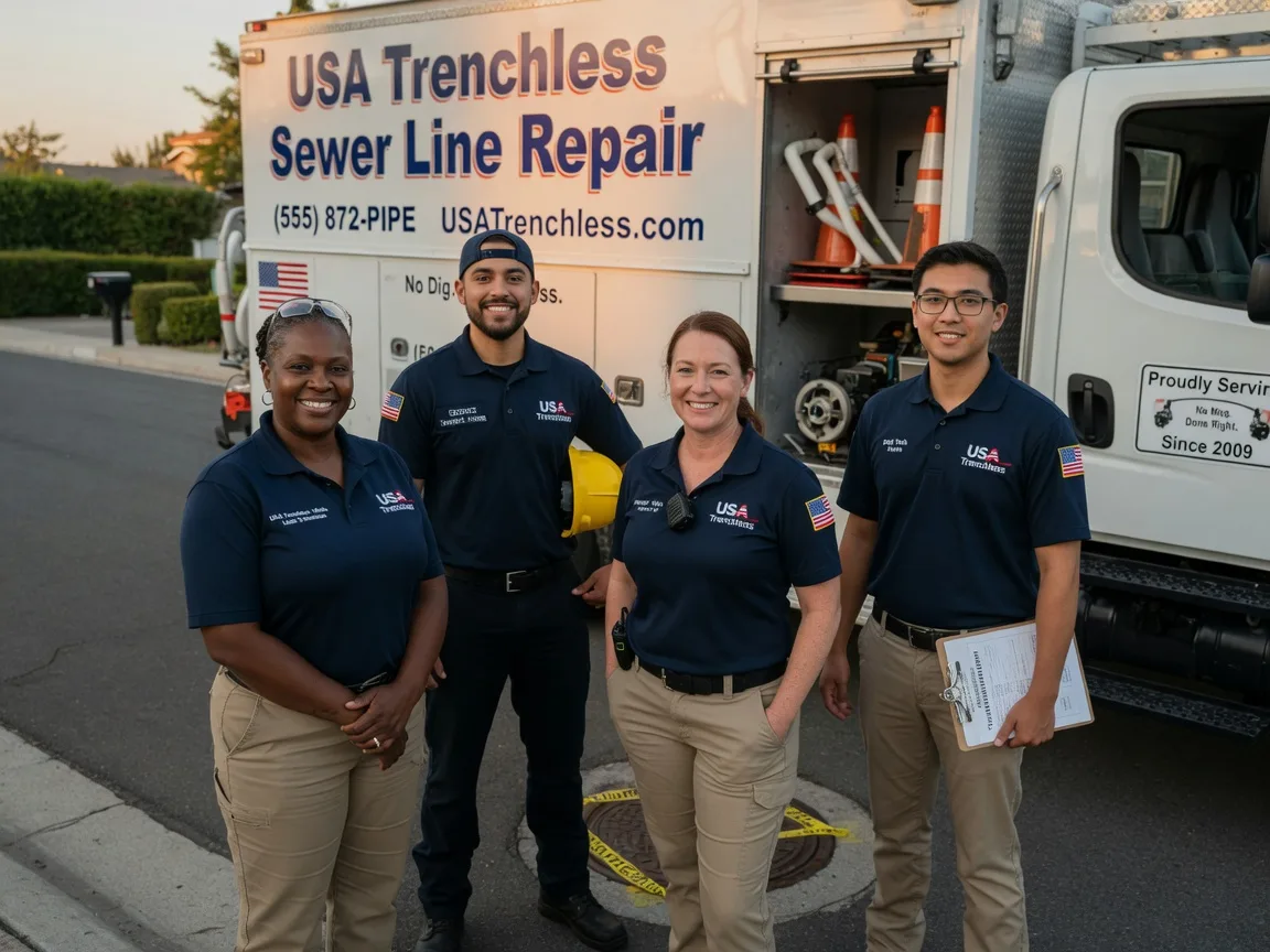 Sewer Line Repair company in Garden, MI